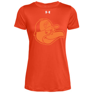 UA Womens Orange Locker TShirt